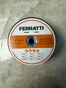 Rebolo de Carbeto de Silício FERRATTI M14 -  60# / 80# / 120#