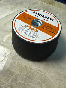 Rebolo de Carbeto de Silício FERRATTI M14 -  60# / 80# / 120#