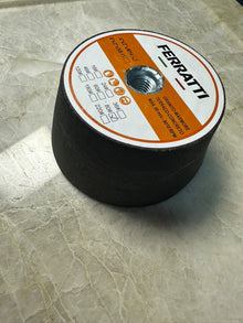 Rebolo de Carbeto de Silício FERRATTI M14 -  60# / 80# / 120#