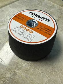 Rebolo de Carbeto de Silício FERRATTI M14 -  60# / 80# / 120#